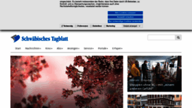 What Tagblatt.de website looked like in 2022 (2 years ago)