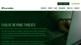 What Trustedsec.com website looked like in 2022 (2 years ago)