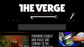 What Theverge.com website looked like in 2022 (2 years ago)