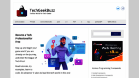What Techgeekbuzz.com website looked like in 2022 (2 years ago)