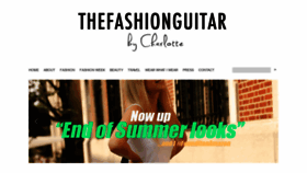 What Thefashionguitar.com website looked like in 2022 (3 years ago)