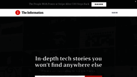 What Theinformation.com website looked like in 2022 (2 years ago)