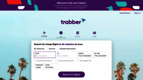 What Trabber.com website looked like in 2022 (2 years ago)