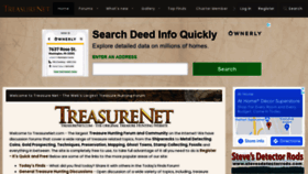 What Treasurenet.com website looked like in 2022 (2 years ago)