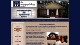 What Theneuropsychologycenter.com website looked like in 2022 (3 years ago)