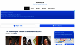 What Turkishtvlife.com website looked like in 2022 (2 years ago)