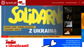 What Tysol.pl website looked like in 2022 (3 years ago)