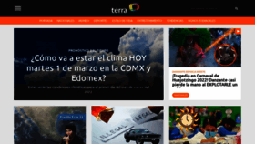What Terra.com.mx website looked like in 2022 (2 years ago)