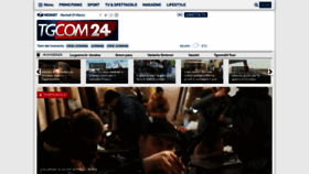 What Tgcom24.it website looked like in 2022 (2 years ago)