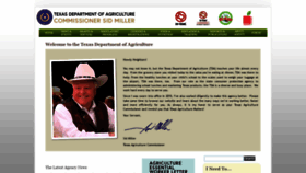 What Texasagriculture.gov website looked like in 2022 (2 years ago)