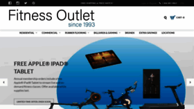 What Thefitnessoutlet.com website looked like in 2022 (2 years ago)