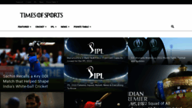 What Timesofsports.com website looked like in 2022 (2 years ago)