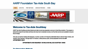 What Taxaide-southbay.org website looked like in 2022 (2 years ago)