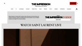 What Theimpression.com website looked like in 2022 (2 years ago)