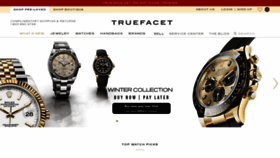 What Truefacet.com website looked like in 2022 (2 years ago)