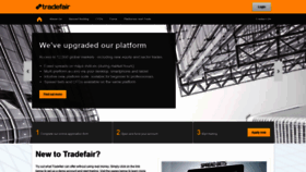 What Tradefair.com website looked like in 2022 (2 years ago)