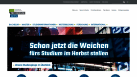What Technikum-wien.at website looked like in 2022 (2 years ago)