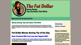 What Thefatdollar.com website looked like in 2022 (2 years ago)