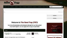 What Thesandtrap.com website looked like in 2022 (2 years ago)