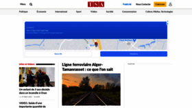 What Tsa-algerie.com website looked like in 2022 (2 years ago)