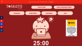 What Tomatotimers.com website looked like in 2022 (2 years ago)