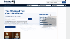 What Tide-forecast.com website looked like in 2022 (2 years ago)