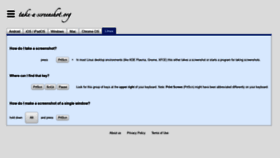 What Take-a-screenshot.org website looked like in 2022 (2 years ago)
