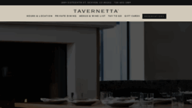 What Tavernettadenver.com website looked like in 2022 (2 years ago)