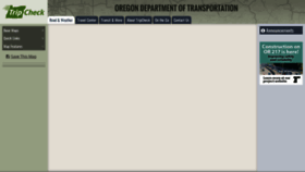 What Tripcheck.com website looked like in 2022 (2 years ago)