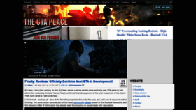 What Thegtaplace.com website looked like in 2022 (2 years ago)