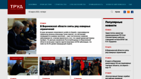 What Trudcher.ru website looked like in 2022 (2 years ago)