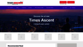 What Timesascent.com website looked like in 2022 (2 years ago)