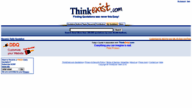 What Thinkexist.com website looked like in 2022 (2 years ago)