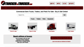 What Truckertotrucker.com website looked like in 2022 (2 years ago)