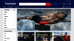 What Triathletesports.com website looked like in 2022 (2 years ago)