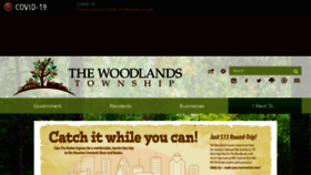 What Thewoodlandstownship-tx.gov website looked like in 2022 (2 years ago)