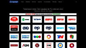 What Television-libre.com website looked like in 2022 (2 years ago)