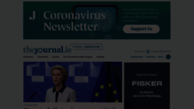 What Thejournal.ie website looked like in 2022 (2 years ago)