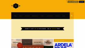 What Thedsgnblog.com website looked like in 2022 (3 years ago)