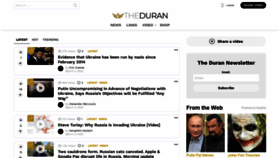 What Theduran.com website looked like in 2022 (2 years ago)