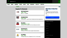 What Trefoil.tv website looked like in 2022 (2 years ago)
