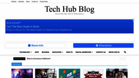 What Techhubblog.com website looked like in 2022 (2 years ago)
