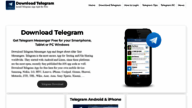 What Telegramdownload.com website looked like in 2022 (2 years ago)