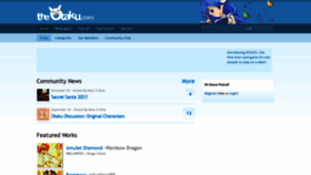 What Theotaku.com website looked like in 2022 (2 years ago)