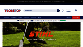 What Toolstop.co.uk website looked like in 2022 (2 years ago)