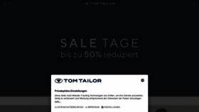 What Tom-tailor.de website looked like in 2022 (2 years ago)