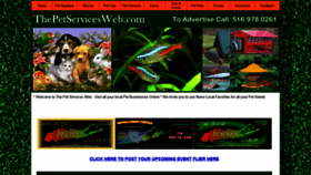 What Thepetservicesweb.com website looked like in 2022 (2 years ago)