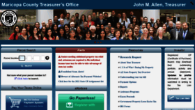 What Treasurer.maricopa.gov website looked like in 2022 (2 years ago)