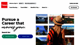 What Tnaa.com website looked like in 2022 (3 years ago)