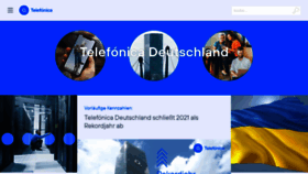 What Telefonica.de website looked like in 2022 (2 years ago)